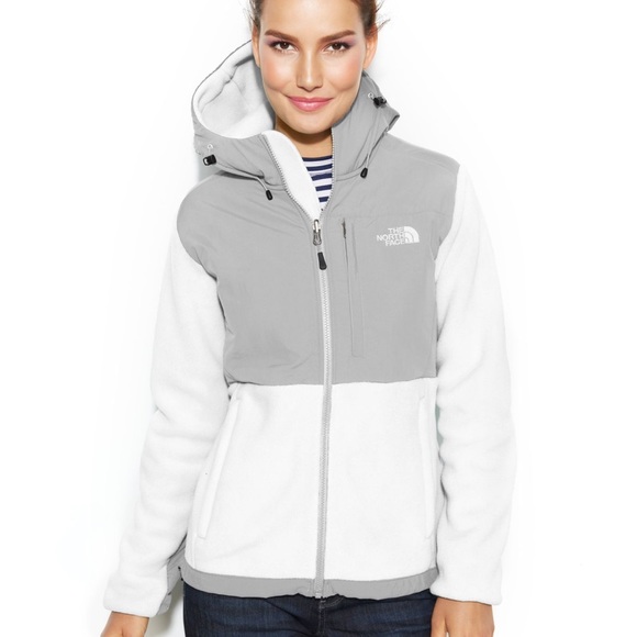 The North Face Jackets Coats North Face White Denali Hoodie Jacket Poshmark